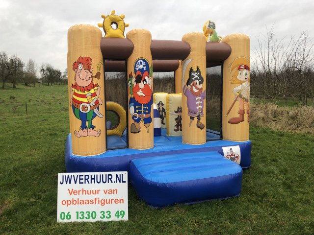 Piratenspringkussen verhuur JW Verhuur Beesd
